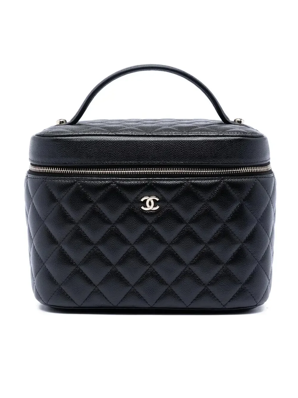 Chanel Medium Cc Quilted Caviar Vanity #290401C25B